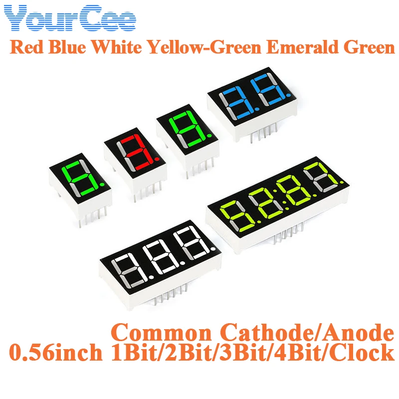 5pcs 0.56 inch LED Display 7 Segment 0.56