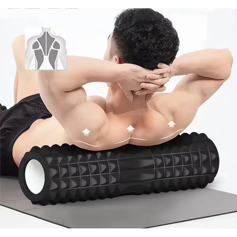 45/30cm Foam Massage Roller Hollow Column Fitness Equipment for Muscle Massage Physiotherapy and Sports Rehabilitation