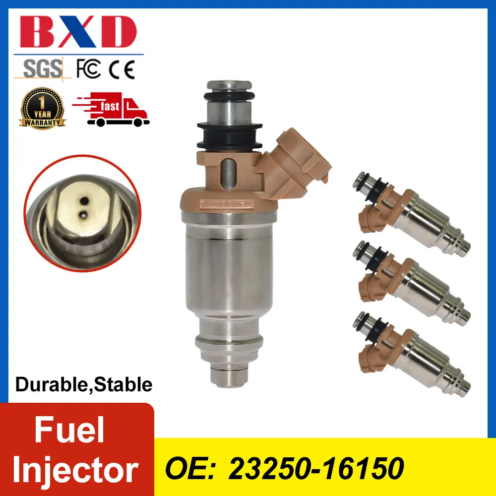 

1/4PCS Fuel Injector 23250-16150 23209-16150 2325016150 2320916150 For Toyota Corolla Base 1.6L L4-Gas 1993-1997 Car Accessories