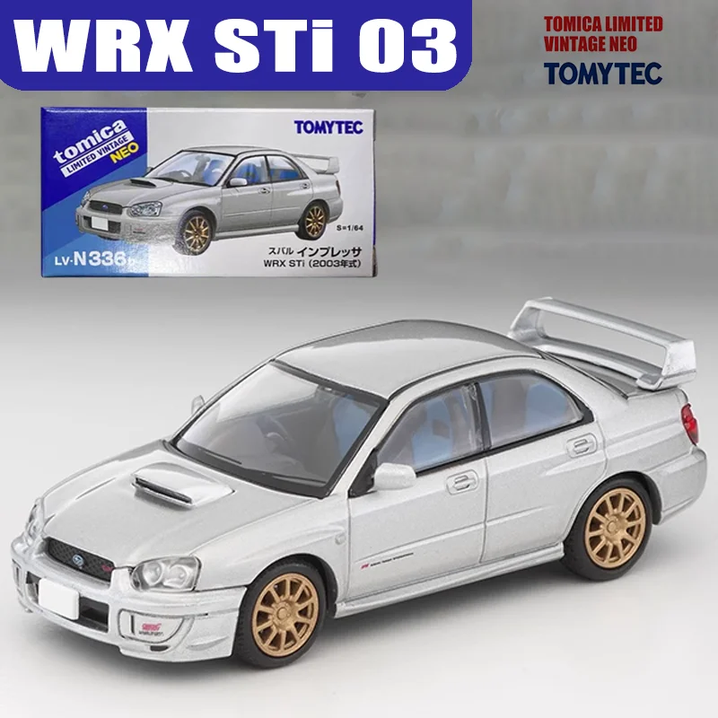Takara TOMY Tomytec Tlv-n336b WRX Sti 03 Alloy Motor Vehicle Toy Die-casting