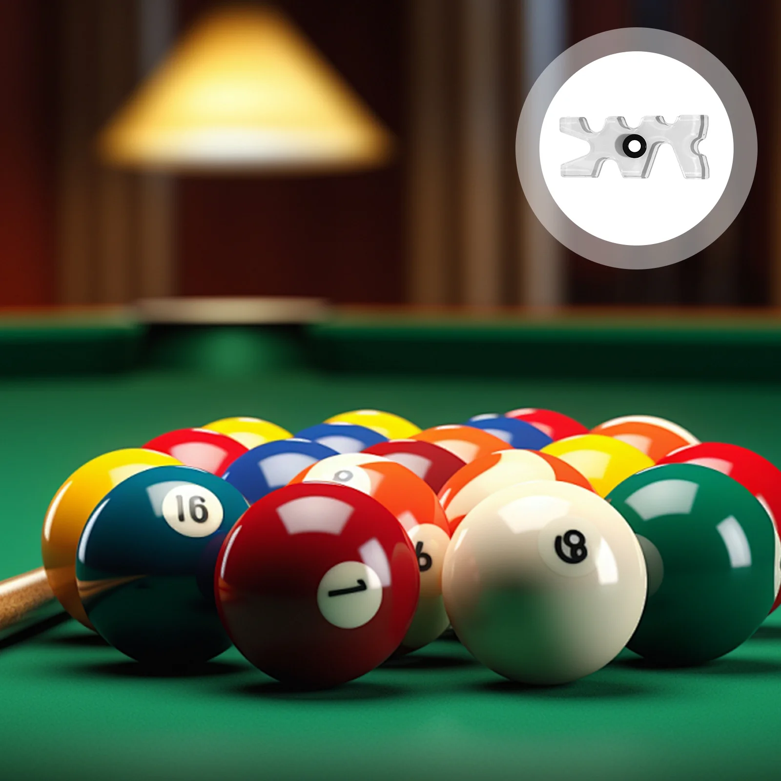 

Antler Style 7 Slot Acrylic Billiards Rod Stick Rack Pool Cue Bracket Snooker Accessories Lightweight Secure Cue Holder