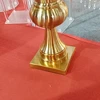 골드 메탈 테이블 센터피스 플라워 랙, 무대 파티 홀 꽃 스탠드, 꽃 거치대 스탠드, 웨딩, 100cm, 4 개 ~ 15 개 3