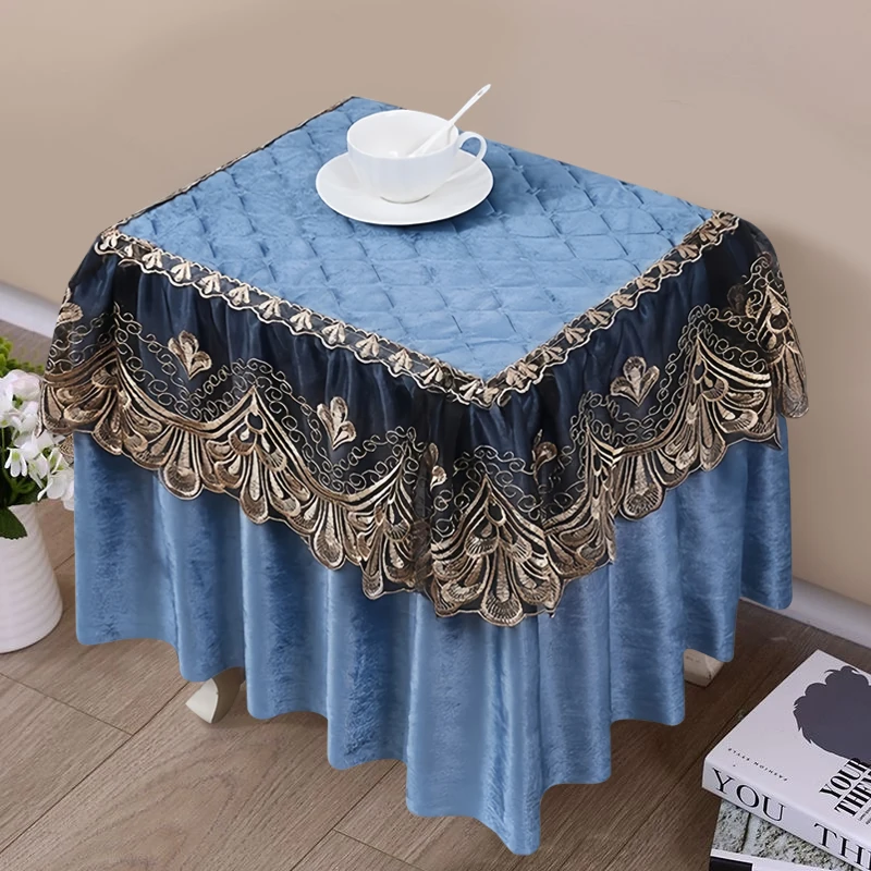 

Универсальная европейская скатерть-чехол для прикроватной тумбочки, пылезащитная, для дома и спальни, универсальная, полностью облегающая ткань