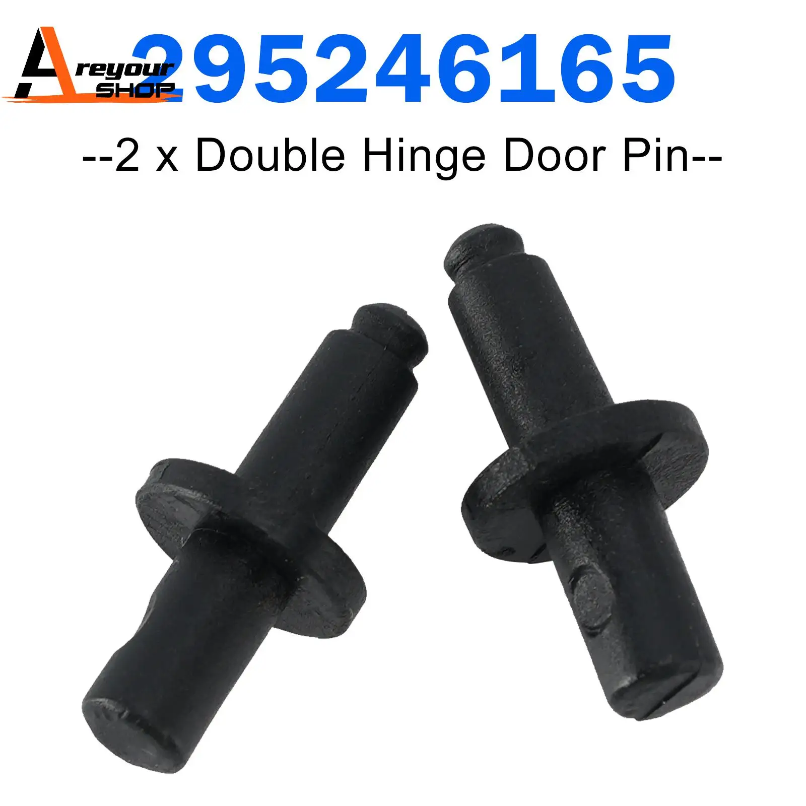 Areyourshop 2x/10x Double Hinge Door Pin for Dometic RM10 Series Fridge Doors 295246165