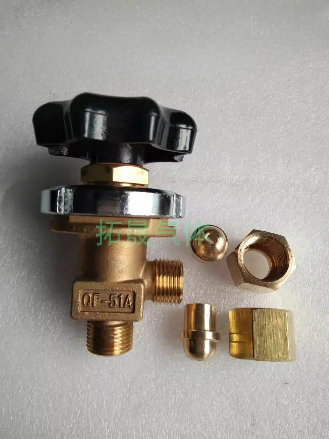 QF-51A right angle stop valve brass oxygen nitrogen cylinder valve