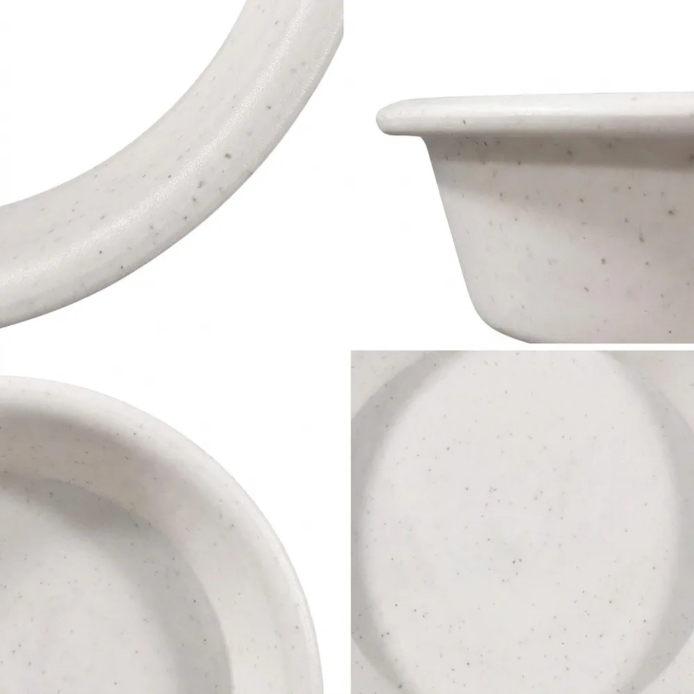 Resin Plant Saucer Set for Flower For Pots and Houseplants Water Catcher Trays to Maintain Clean Floors and Countertops