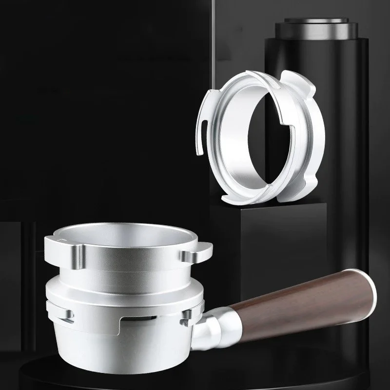 Hands-Free Dosing Funnel 58mm Dosing Funnel with Grinder Trigger Compatible with Barsetto BA101/BA102/Marseille Coffee Machine