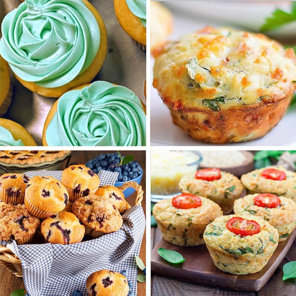 Силиконовые формы, инструменты для выпечки, даже круглые чашки для кексов, кухонная форма для выпечки, форма для торта