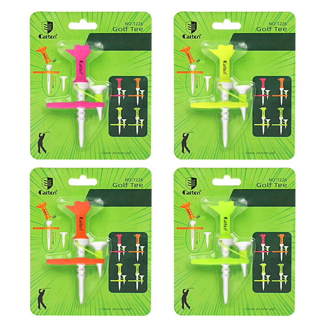 تي شيرت جولف مغناطيسي قابل للتعديل مقاس 85 مم/3.35 بوصة من Caiton |   علامة مزدوجة، متعددة الألوان متينة |   ملحق جولف قابل لإعادة الاستخدام لجميع لاعبي الغولف