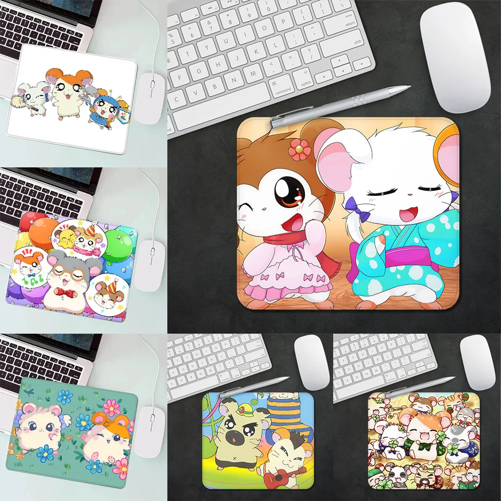 

Cute hamster h-hamtaro Gaming Mouse Pad XS Small Mousepad For PC Gamer Desktop Decoration Office Mouse Mat Deskmat Rug