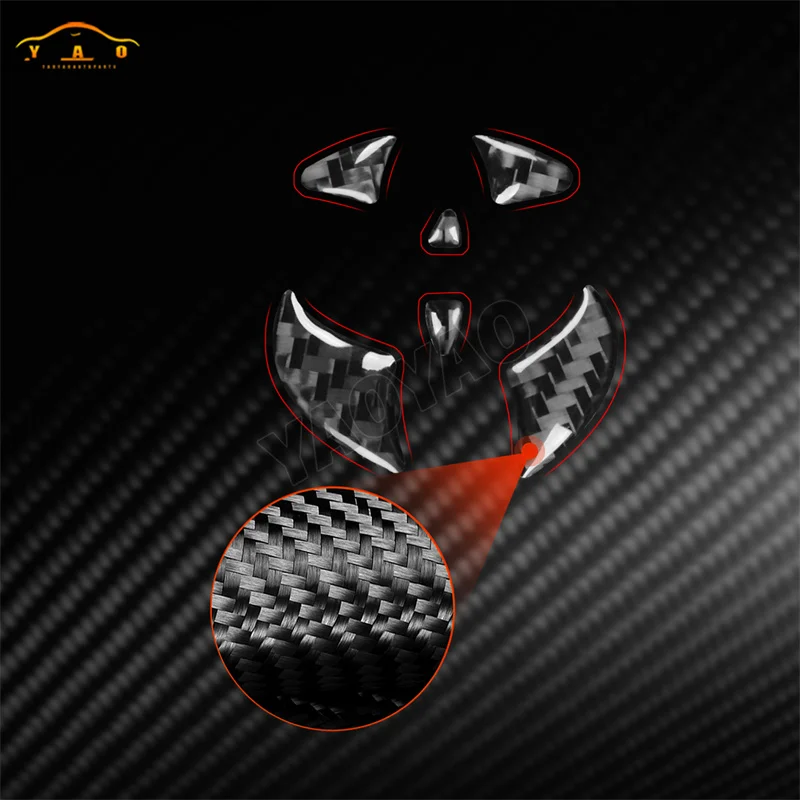 For Toyota carbon fibre 3D steer wheel emblem Sticker Car Steering Wheel Sticker Car Interior Emblem Car Accessories