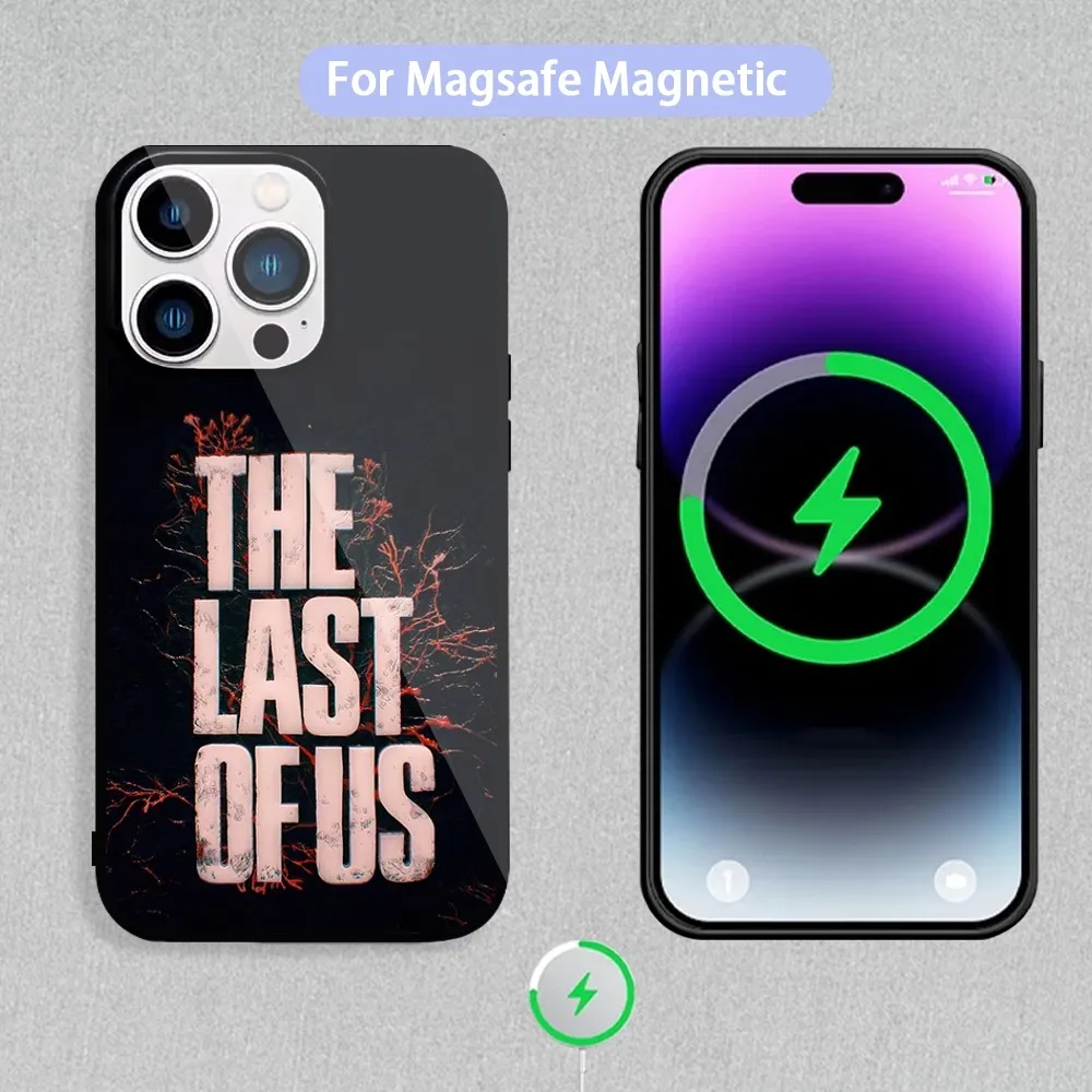 Game The Last of Us Ellie Joel Phone Case For Magnetic Inductive Charging iPhone 11 12 13 14 15 Max Pro Mini Plus Shell