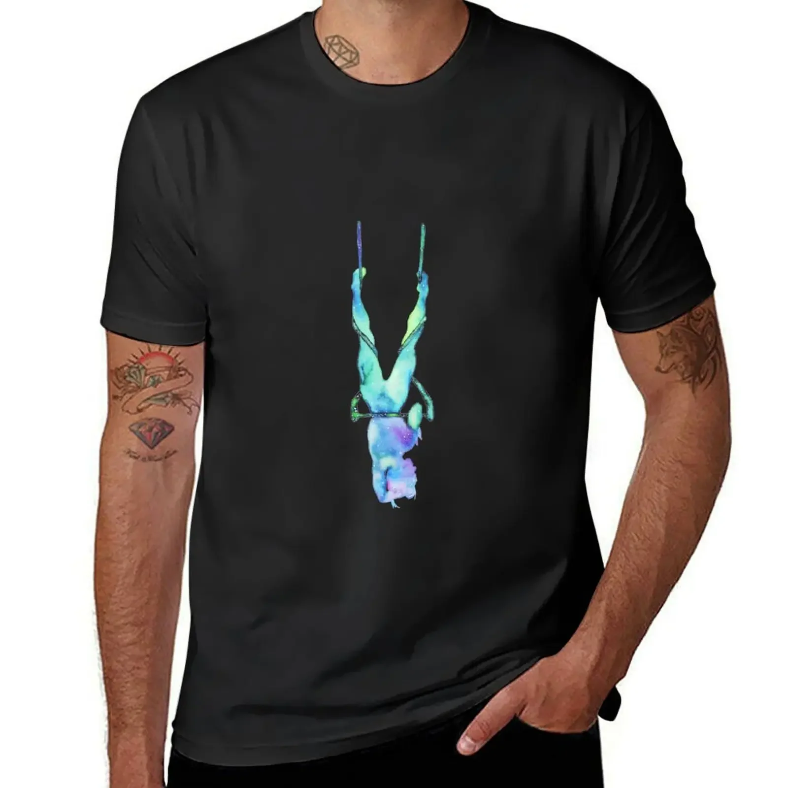 

Trapeze girl T-Shirt summer tops summer top mens shirts graphic tee