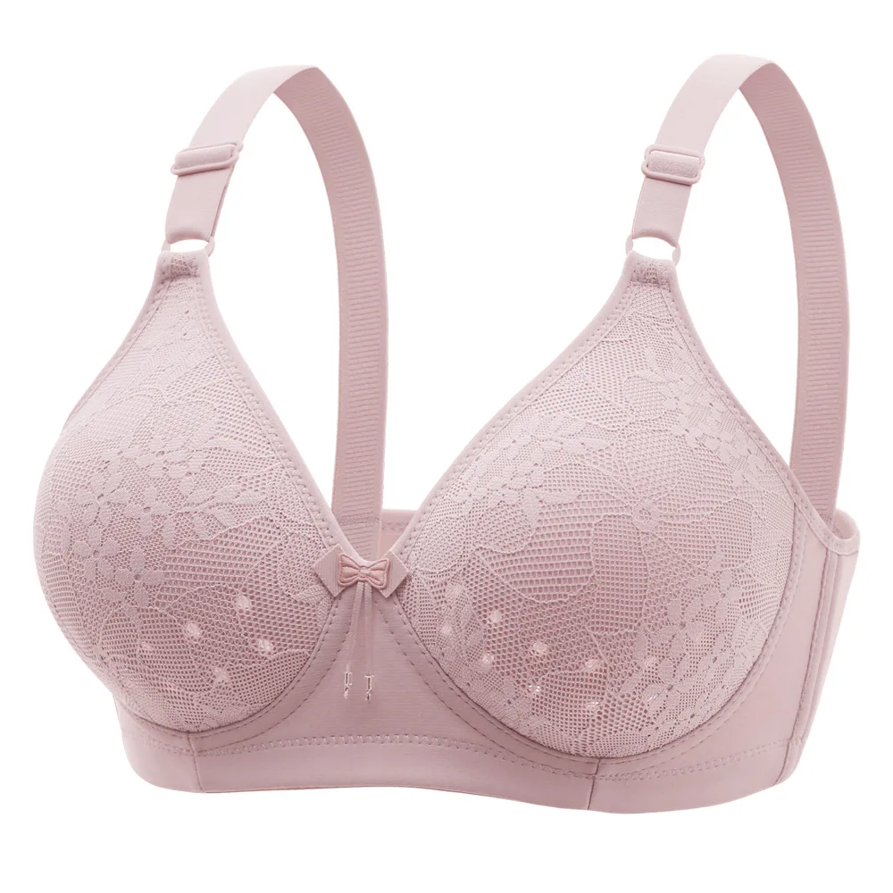 Letni biustonosz Push Up dla kobiet 36-44 B/C Bielizna Biustonosz w średnim wieku Duży rozmiar Bielizna Bielizna Bralette Plus Size Biustonosze