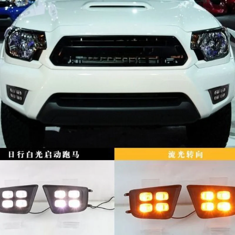 

SAARПодходит для Toyota16-22TakumaTacomaTacoma ModificationСветодиодные дневные ходовые огни Поворотники Передние противотуманные фары