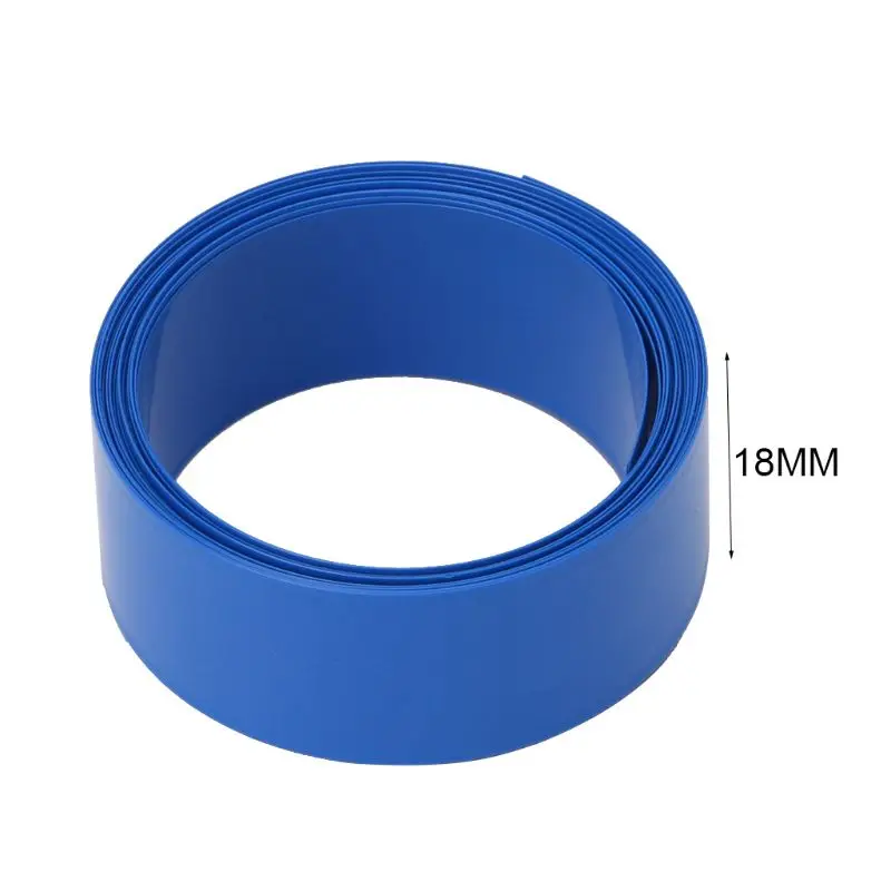 18mm-75mm 14500 18650 26650 Lithium Battery Heat Shrink Tube Li-ion Wrap Cover L21B