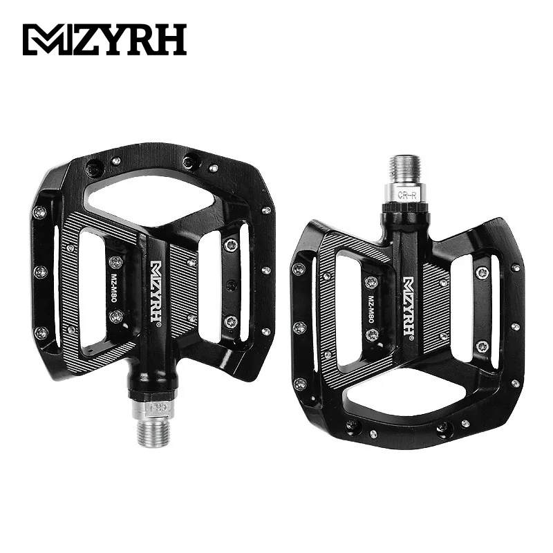 Mountain Bike Pedals Non-Slip Bearing Bicycle Pedal Aluminum Alloy 9/16