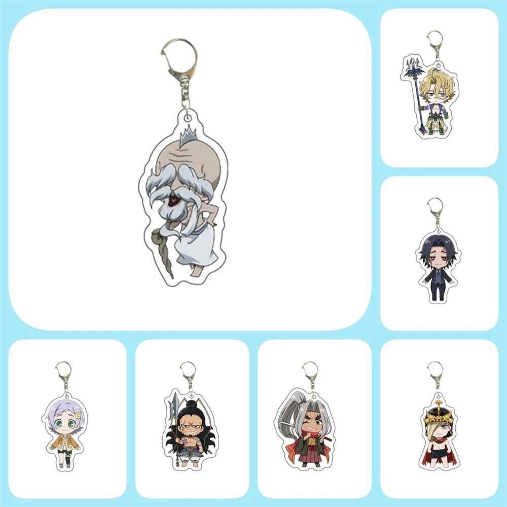 6CM New Anime Record of Ragnarok Keychain Model Cosplay Charm Characters Ornament Accessories Goods Collection Gifts