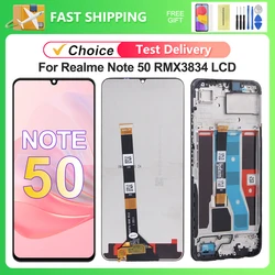 OEM For OPPO Realme Note 50 6.74''For Realme Note50 RMX3834 LCD Display Touch Screen Digitizer Assembly Replacement