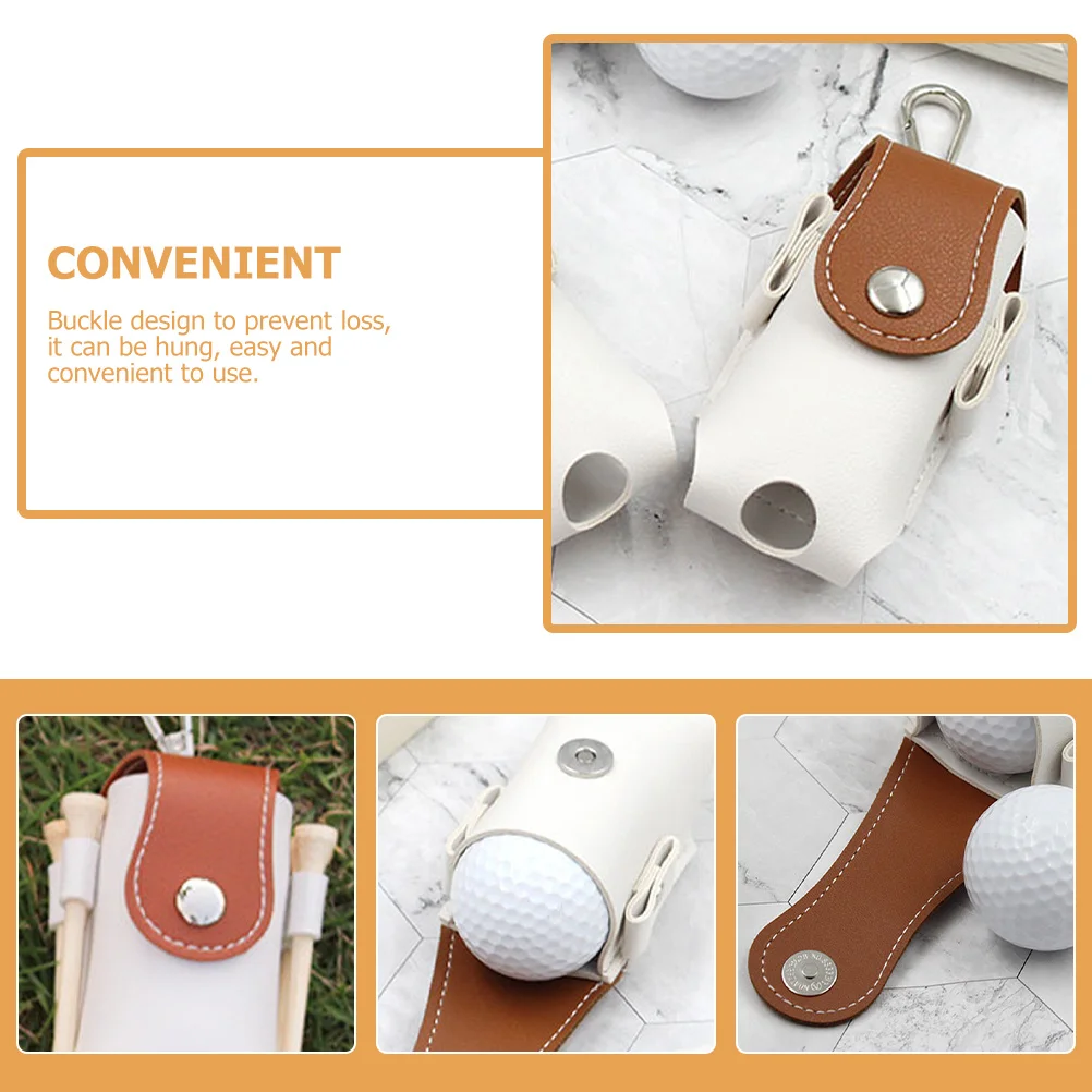حقيبة كرة جولف محمولة خفيفة الوزن ومقاومة للطقس ومقبض قوي ومشبك معدني سهل الحمل ملحق جولف للمبتدئين والمتنقلين #6