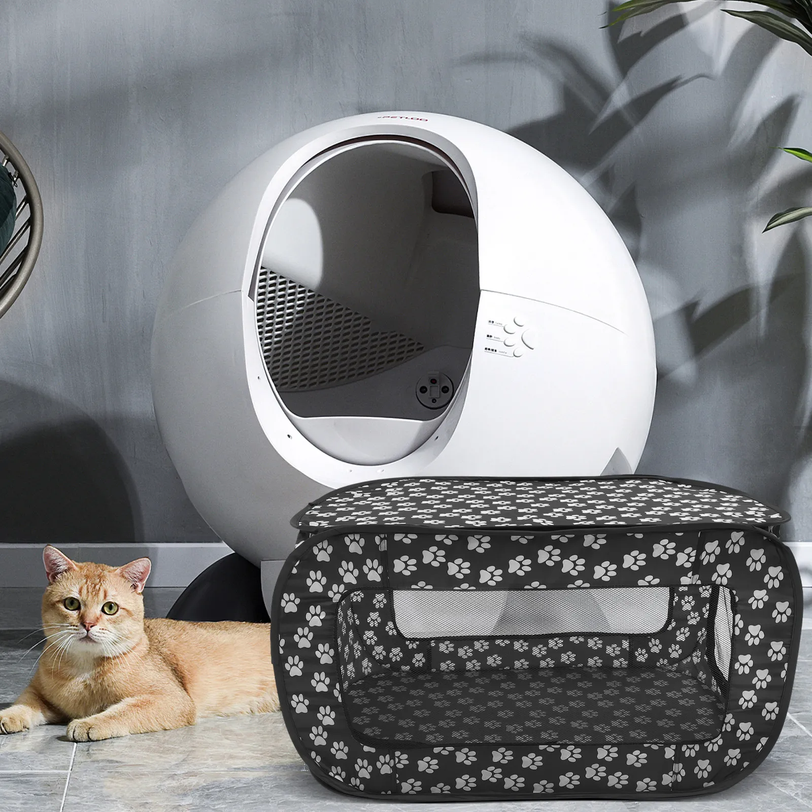 

Folding Pet Tent for Cats and Small Dogs Portable Playpen Fence Cat Hut Dog Sleeping Tent Indoor Outdoor Washable Comfortable