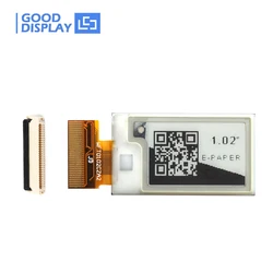 Ultrahelder 1,02 inch mini E-inktdisplay 0,3s gedeeltelijke vernieuwing, GDEW0102T4 (30PIN)