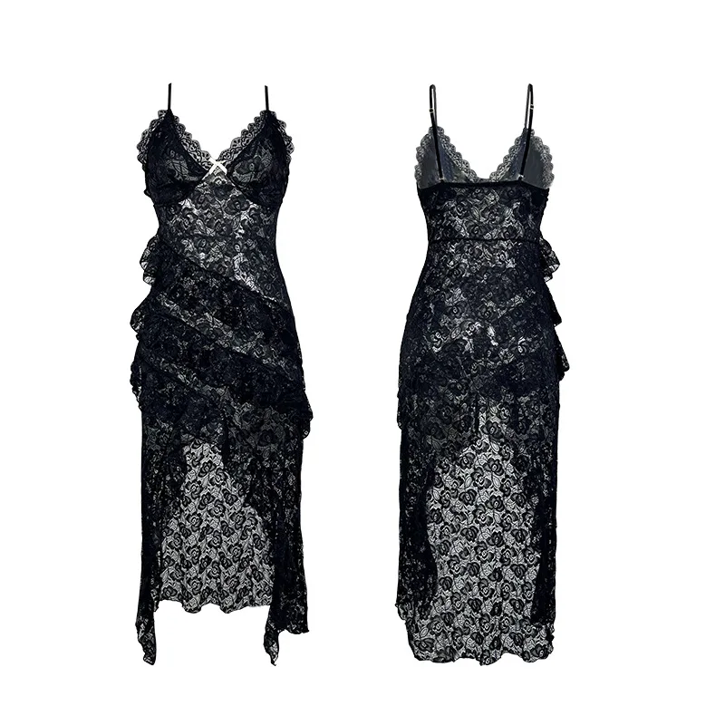 바디콘 드레스 핫핑크 여성 메쉬 패널 컷아웃 홀로우 사이드 슬릿 하이넥 미니 클럽웨어 힙허깅 파티 걸 뉴트럴