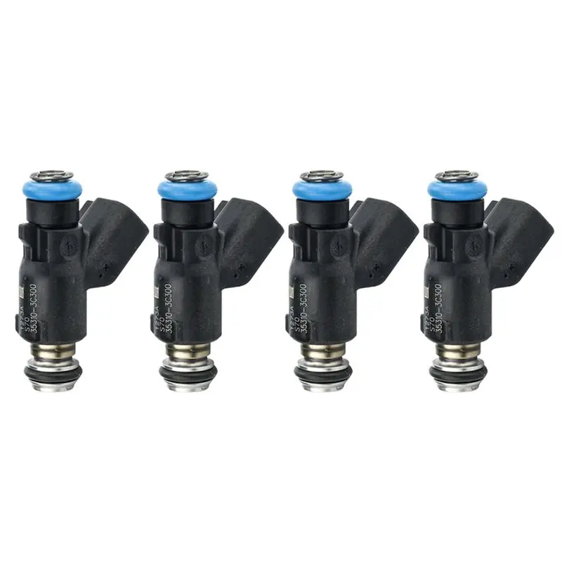 4X Fuel Injector Injection Nozzle For Kia Borrego Genesis Azera Sonata Entourage Amanti 3.3L 3.8L V6 35310-3C300 Parts-A