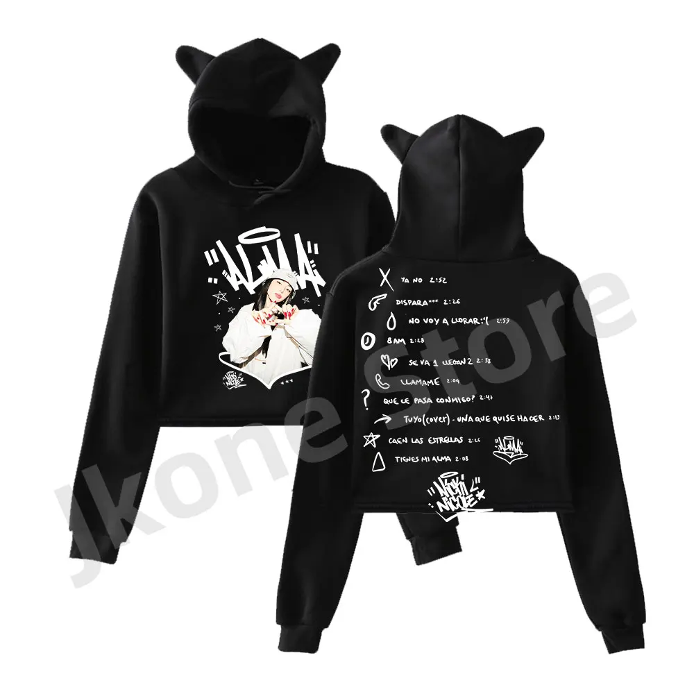 

Nicki Nicole ALMA Tour Merch Pullover Hoodies Women Fashion Casual Long Sleeve T-shirts