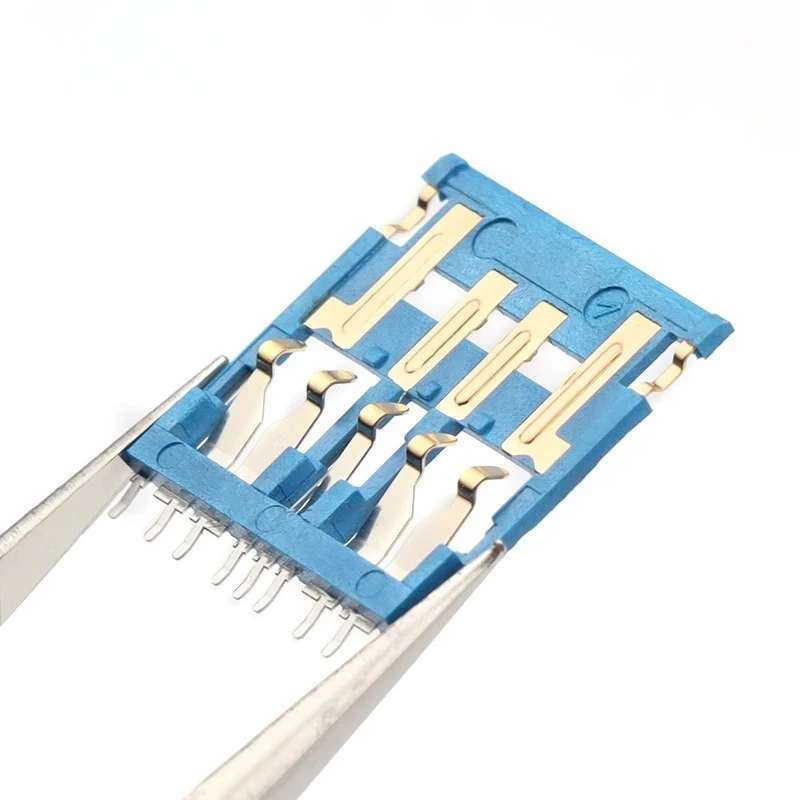 USB2.0/3.0 التصحيح ذكر موصل الأسود والأزرق الغراء USB نوع A ذكر النحاس نهاية مطلية بالذهب حماية البيئة