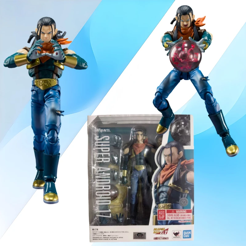 

Оригинальная фигурка Bandai S.H.Figuarts SHF Dragon Ball GT Super Android 17, модель Juguete