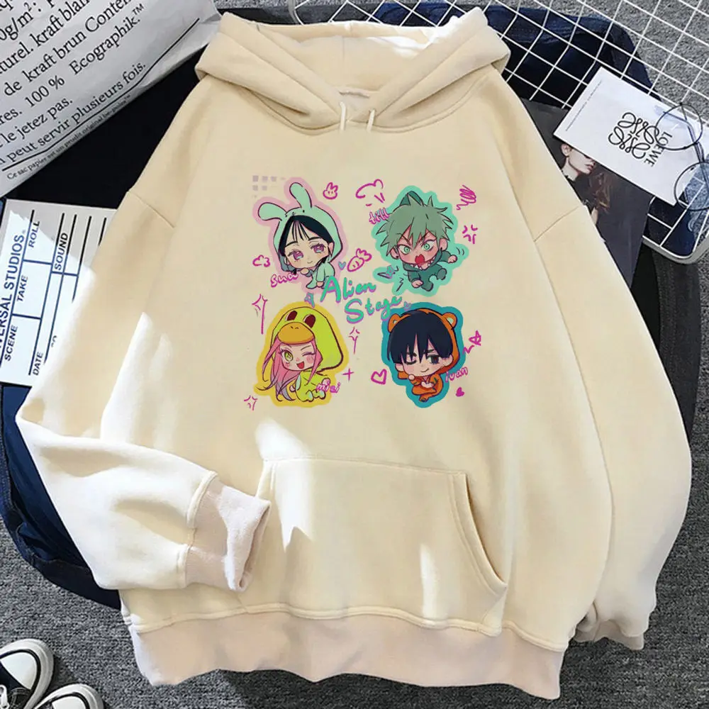 Alien Stage hoodie graphic comfortable modern style kawaii teen pullover Japanese patterned printed design