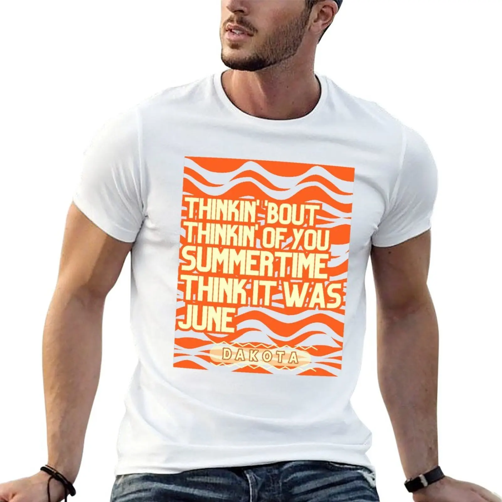 Dakota T-Shirt funny costumes summer tops mens graphic t-shirts big and tall