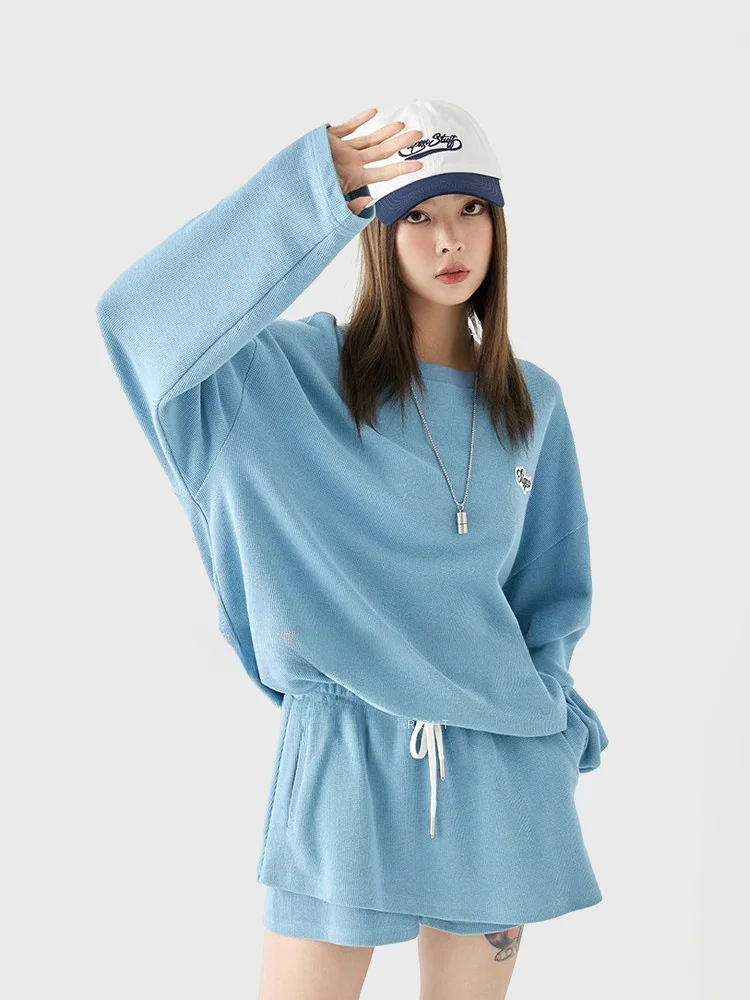 

Turn Signal Trendy Sportswear Set Women's Casual Two-Piece Suite Spring Autumn Hoodie orts Comfortable Loose Fit Faionable