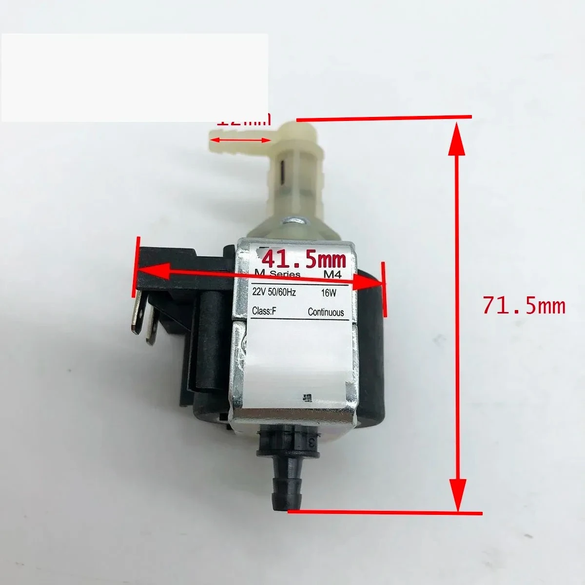 176-224ml/min M Series M4 22V 16W Micro Solenoid Pump Water Pump For Hanging Ironing Machine Steam Mop Cleaning Machine