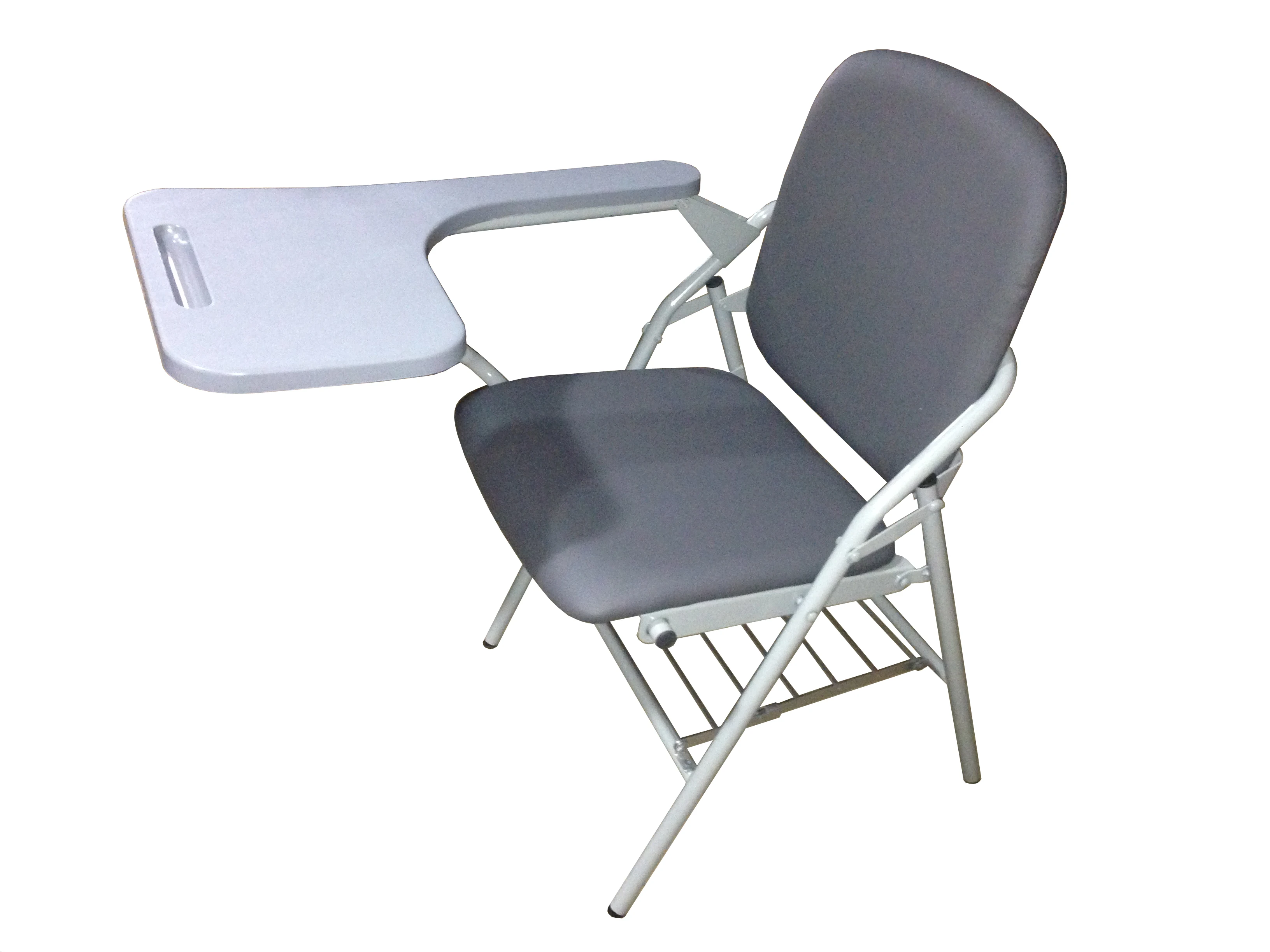 Modern Portable Folding Plastic Chair with Writing Board for Office Study Outdoor School Dining & Hotel Hospital Use