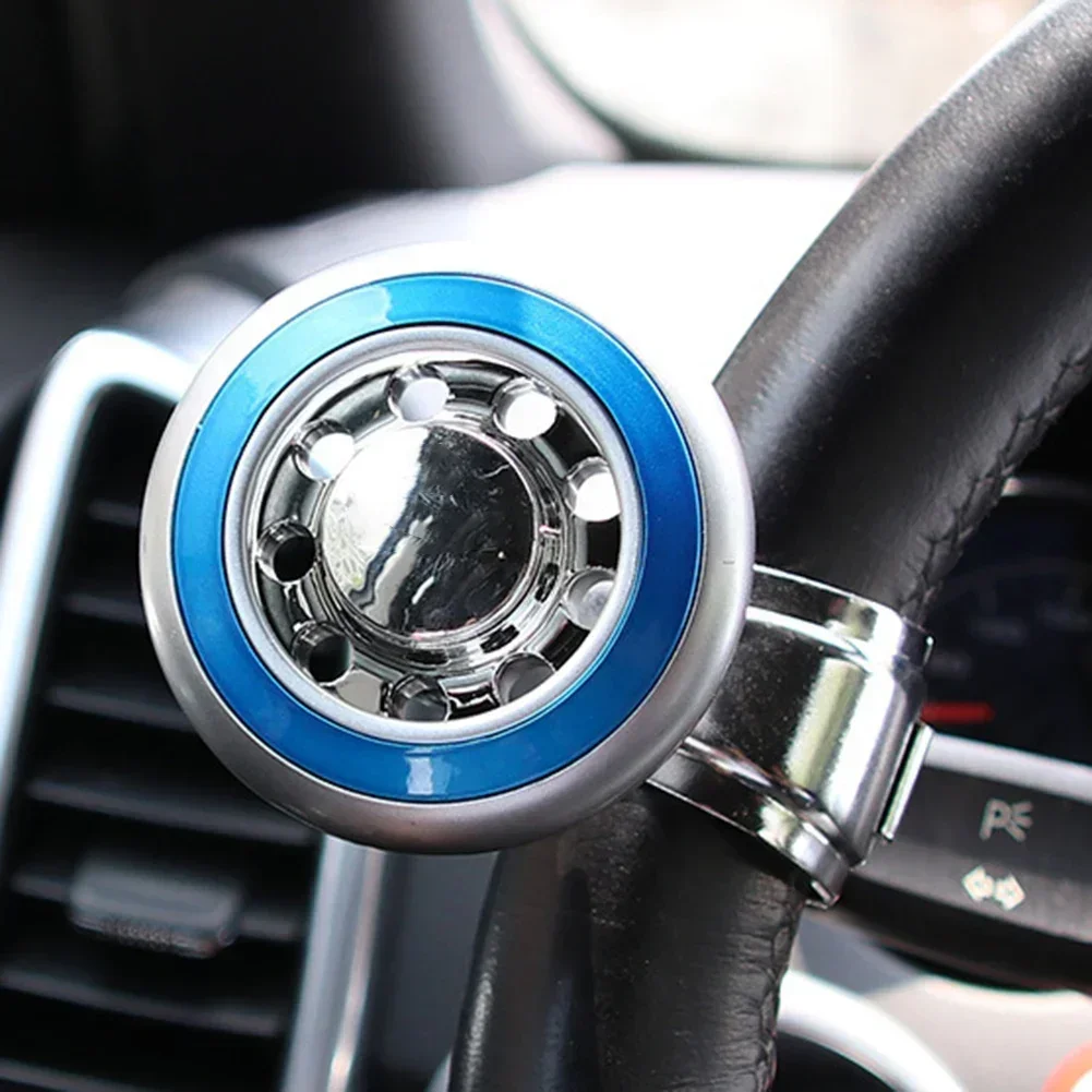 Knob Booster Steering Wheel Ball Auto Blue Booster 1 Pc Anti-Slip Car Comfortable Grip Knob Ball Rotation Spinner