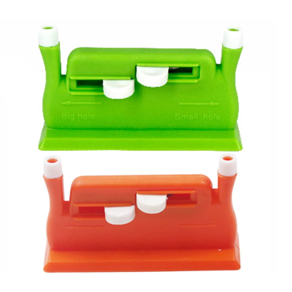 

2Pcs Plastic Threading Guide Creative Durable Easy Use Solve Frustrating Needle Threading Problem Red Sewing Supplies