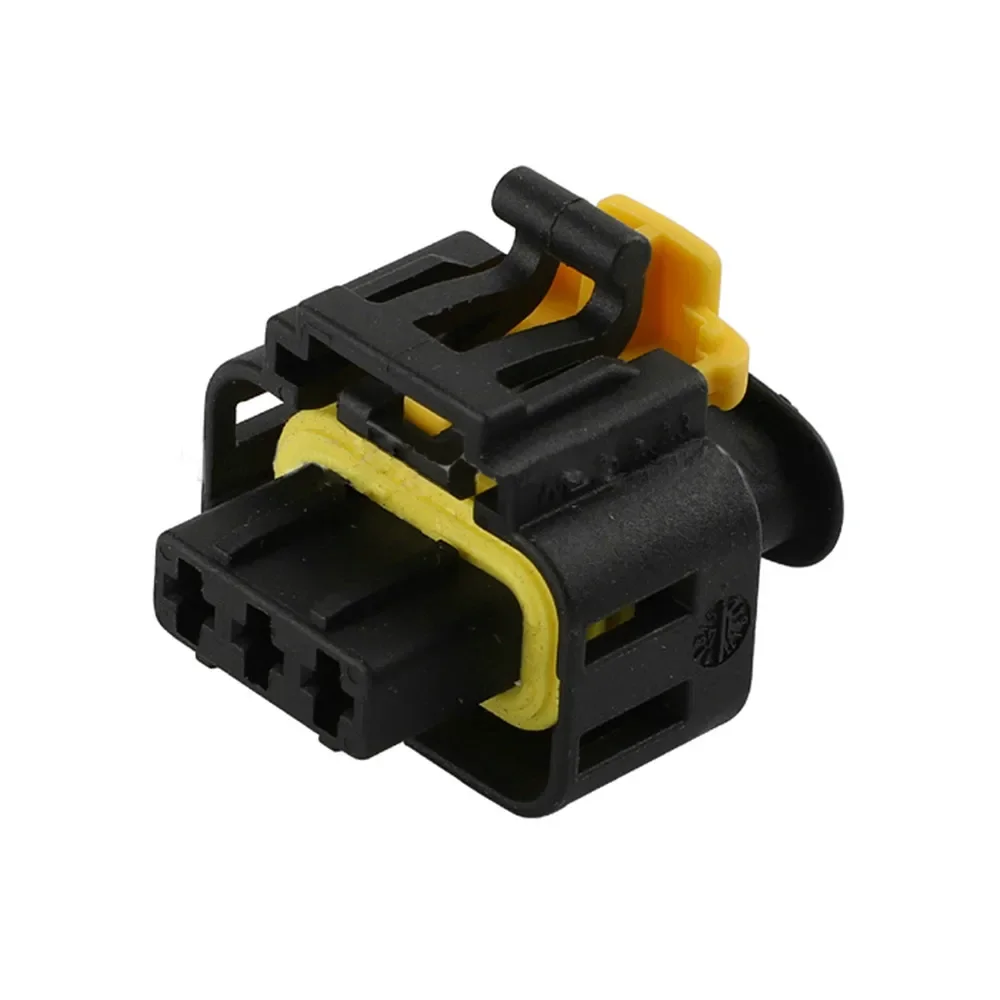 2/5/10/20/50/100sets 3pin plastic housing plug auto wiring harness sealed cable connector