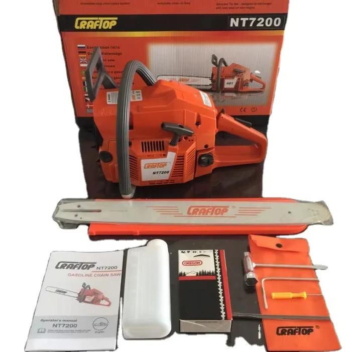 

ATV&UTVDurable Outdoor 272 Model 72cc Wood Cutting Chainsaw With 20'' 22'' 24'' Guide Bar