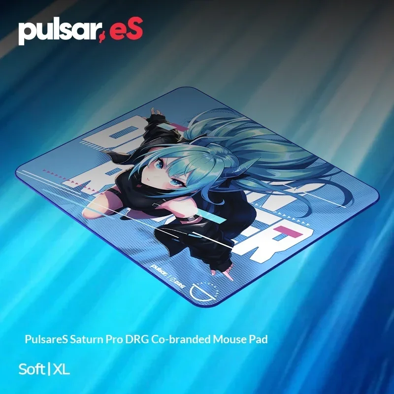 Pulsar eS Saturn Pro DRG Joint Gaming Mouse Pad Soft XL 490x420mm High Speed Locked Anti-Slip Cloth Mousepad Gaming PC Gift