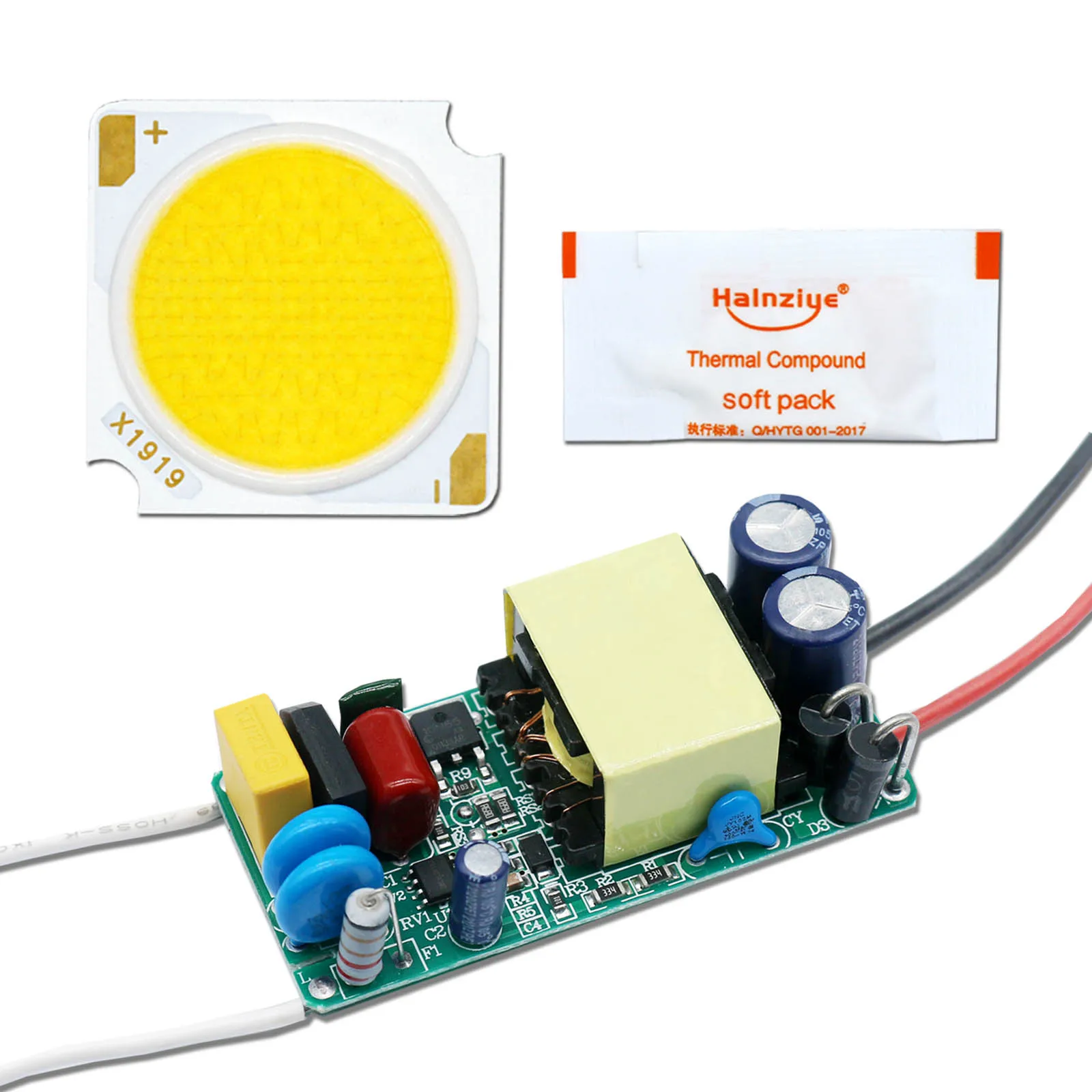 High Brightness 10W 20W 30W 40W 50W Bridgelux Chips LED Bulb + AiSHi 10000h LED Driver Kit For Track Light Spot Light DIY