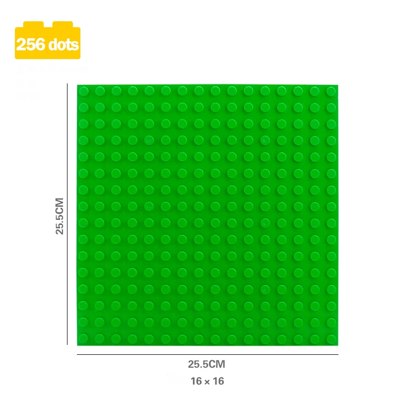 8*8 e 16*16 punti creativi grandi pavimenti in particelle blocchi di Base piastra di Base mattoni fai da te piastra di Base giocattoli per bambini