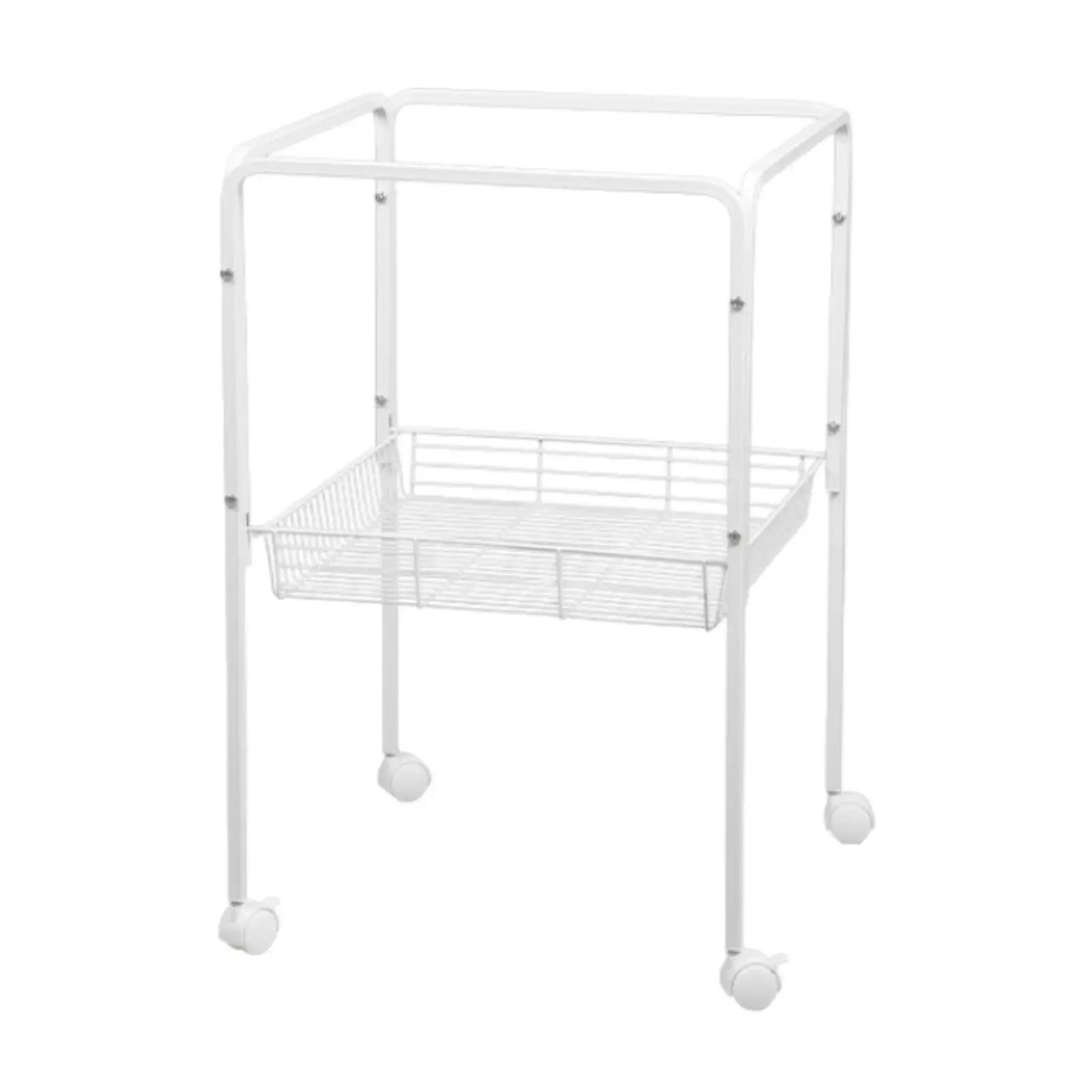 Bird Cage Stand Column Cage Mobile Shelf ,Bird Watching Equipment with Storage,