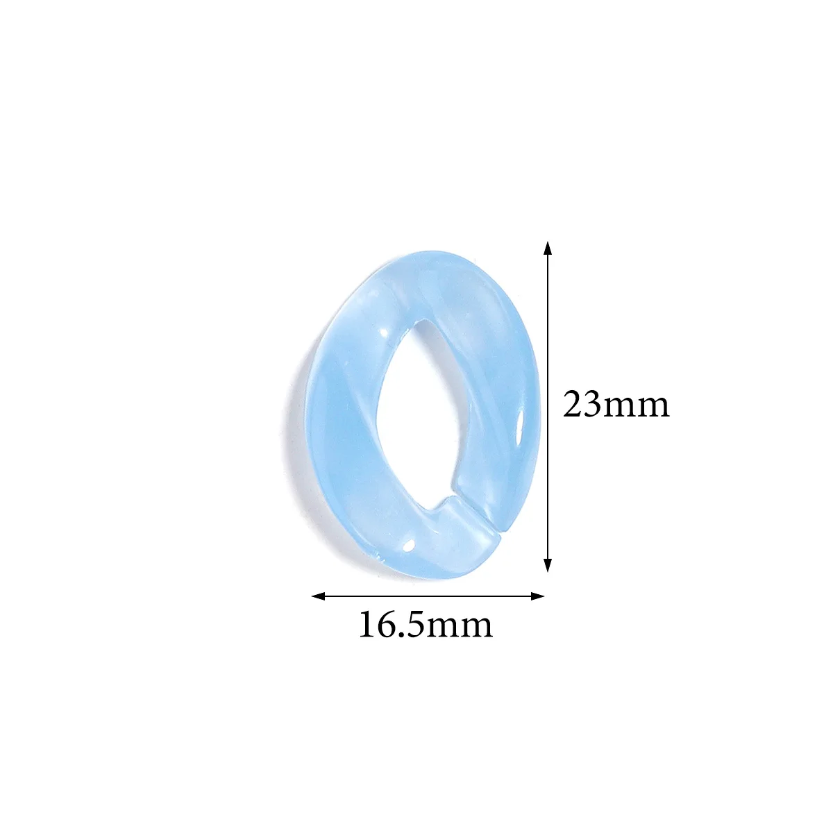 50pcs Acrylic Link Chain Sweet Candy Color Twisted Chain Beads For Jewelry Making DIY Bracelet Necklace Phone Key Chain Findings image 2