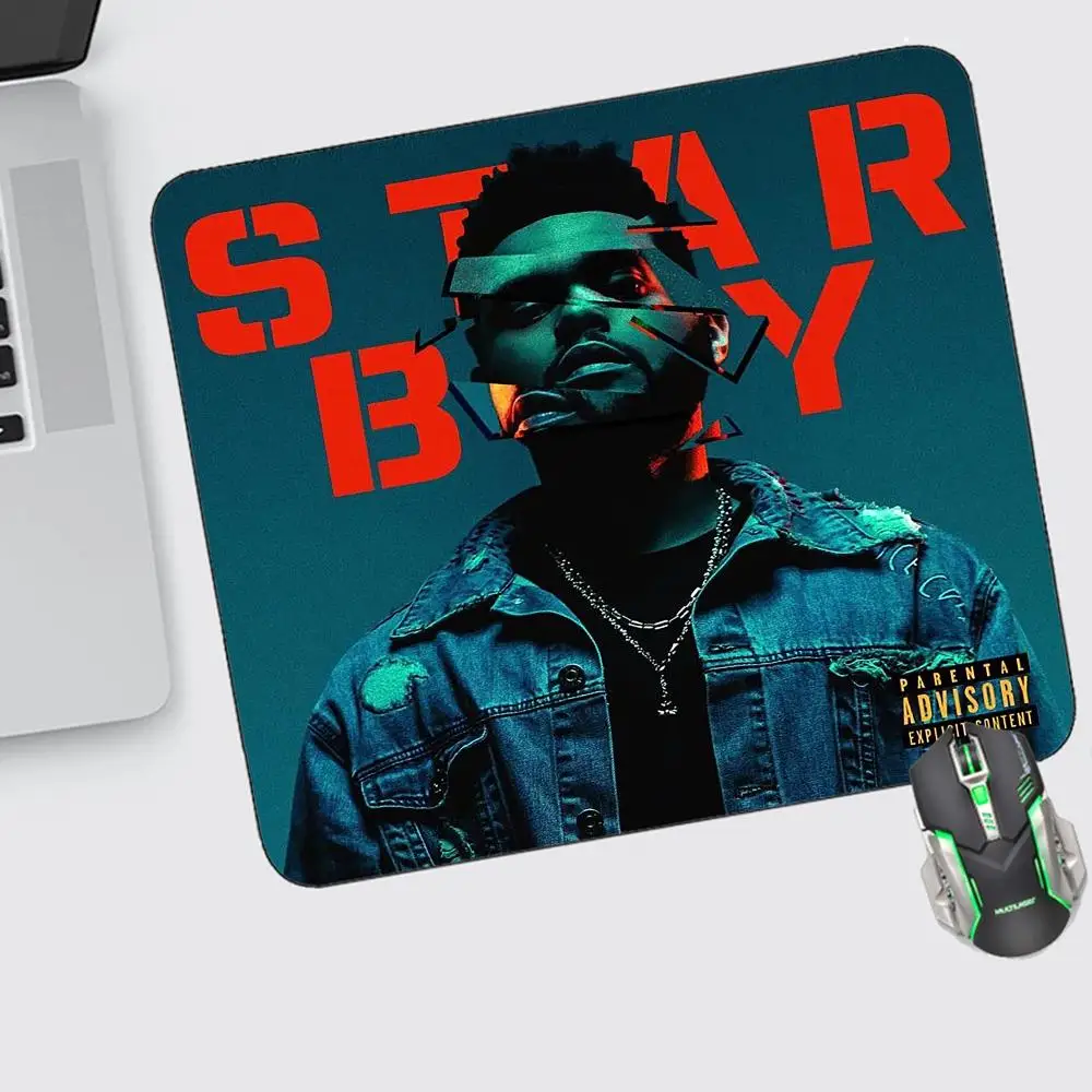 

The Weeknd Mouse Pad Small Gaming Accessories Keyboard Computer Offices Desk Mat Pc Gamer Non-slip Rubber Mousepad