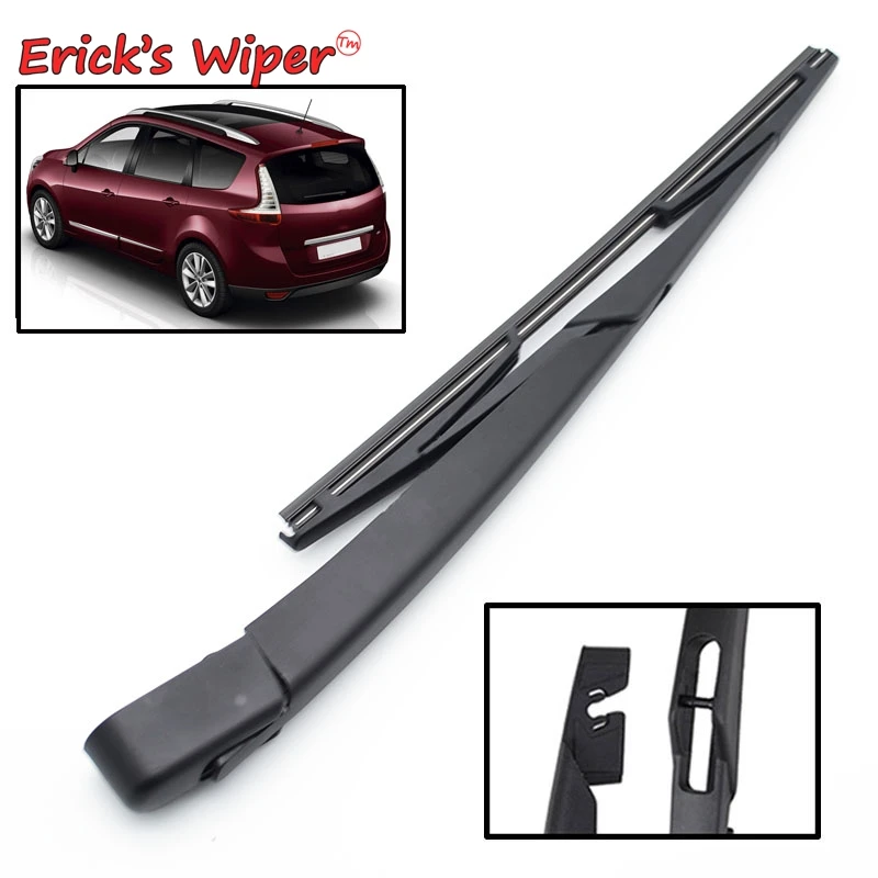 Стеклоочиститель Erick\'s Wiper 12 дюймов, комплект щеток и рычагов для Renault Grand Scenic MK 3 2009-2016, лобовое стекло, задняя дверь, окно