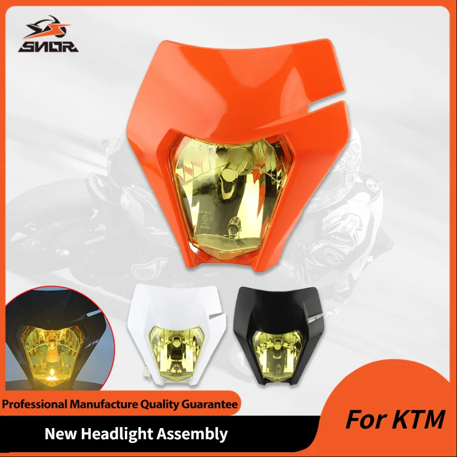 

Новая пластина для фар мотоцикла в сборе, обтекатель фары для KTM EXC XCF XCW 150 250 300 350 450, аксессуары для эндуро-байка