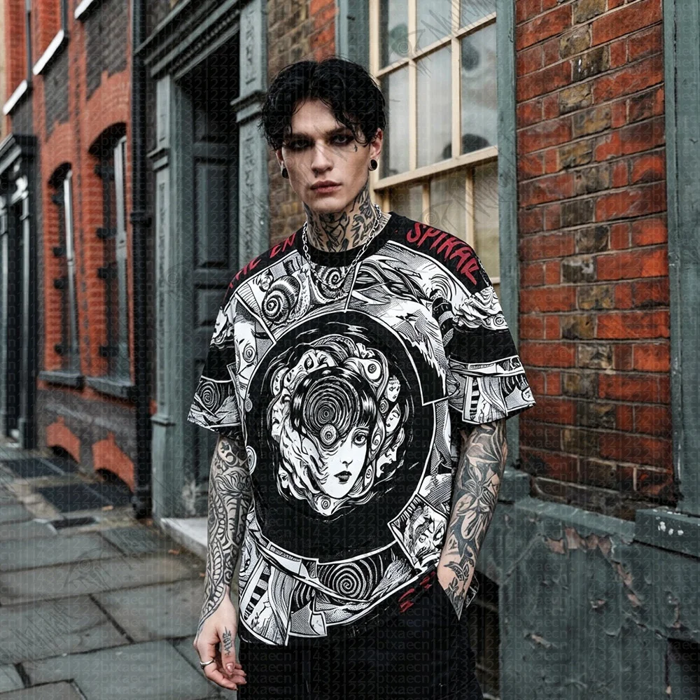 2026 New Movie Sporty Fashion Adult & Kids Round Neck T-Shirt Streetwear Gothic Horror Film Gift