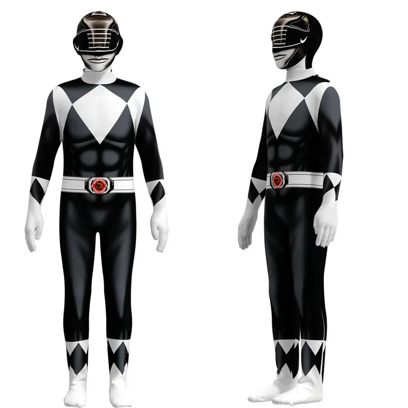 Power Samurai Sentai Shinkager Rangers costume adulto bambini supereroe cosplay Halloween festa di compleanno tuta Zentai suit